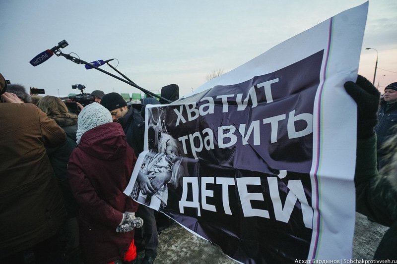 Еще один массовый митинг против мусорной свалки прошел в Волоколамске.