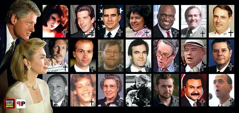 Список смерти Хиллари и Билла Клинтон: истории 81 трупа, обрамляющие их путь наверх.