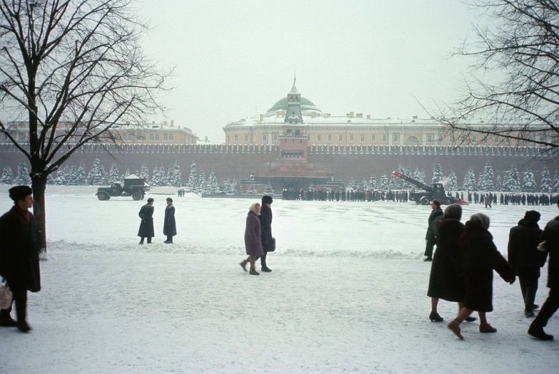 Уборка снега в Москве 70-х