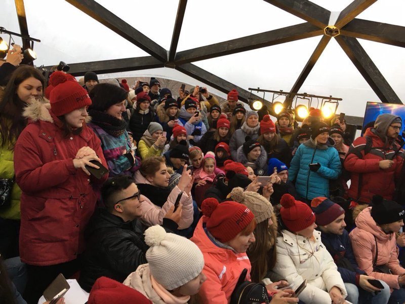 Когда вместе – не холодно: PutinTeam провели вечеринку в Парке Горького
