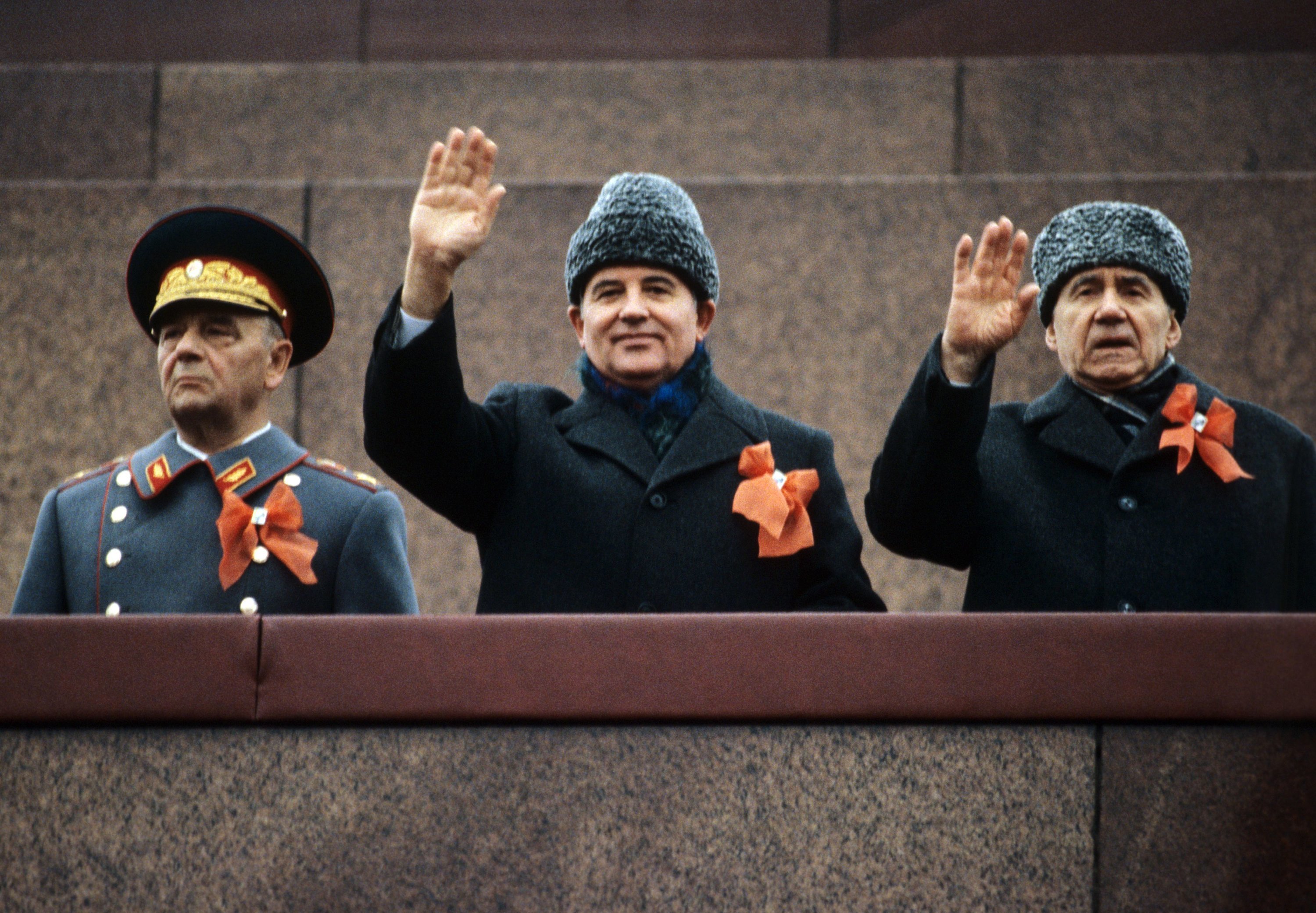 Политбюро на трибуне мавзолея Ленина