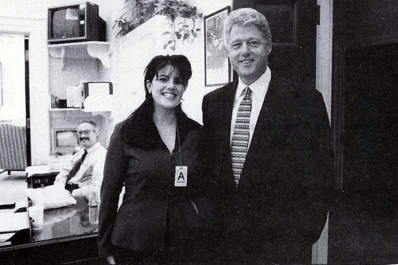 1. История экс-президента США Билла Клинтона и его любовницы Моники Левински