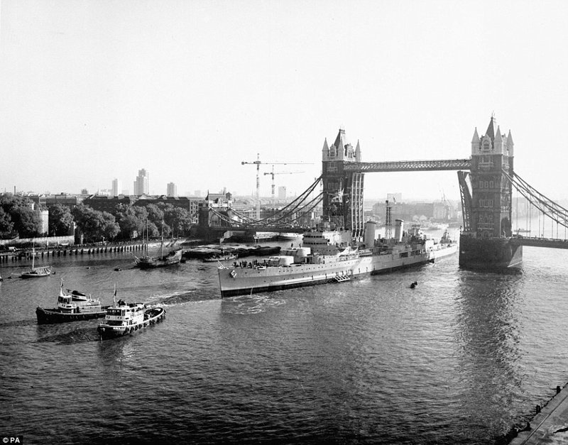 Корабль был на грани утилизации в 1971 году, но был отправлен в Лондон. С 1978-го HMS Belfast является кораблём-музеем.