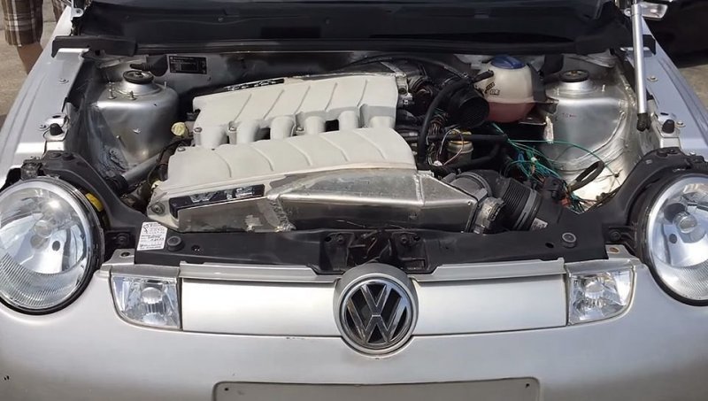 Volkswagen Lupo с моторами Phaeton W12