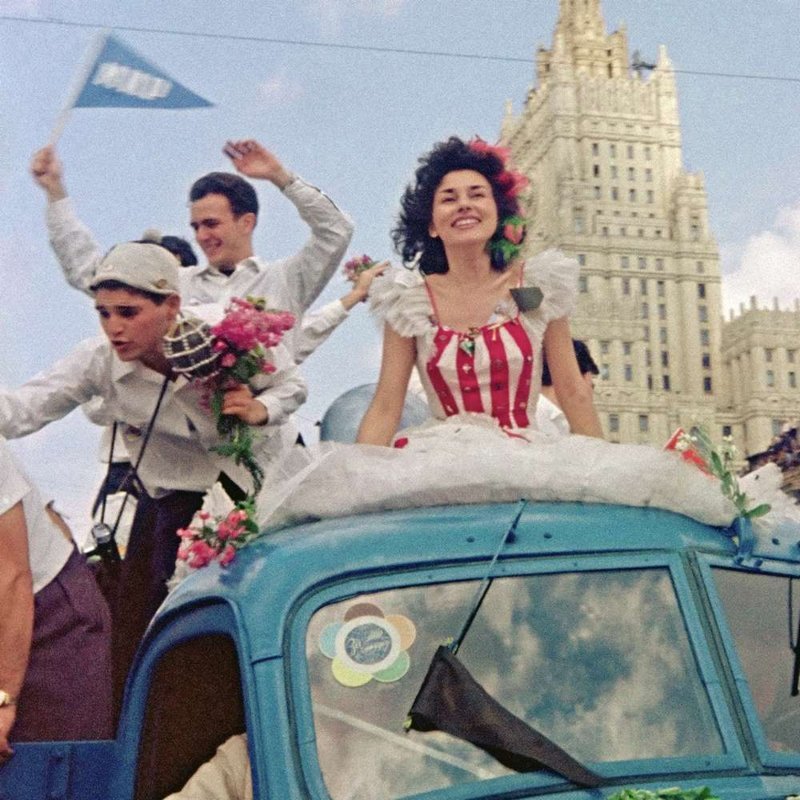 Всемирный фестиваль молодёжи 1957 года в Москве в фотографиях