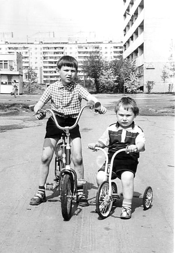 Велобратья СССР, детство, фотографии