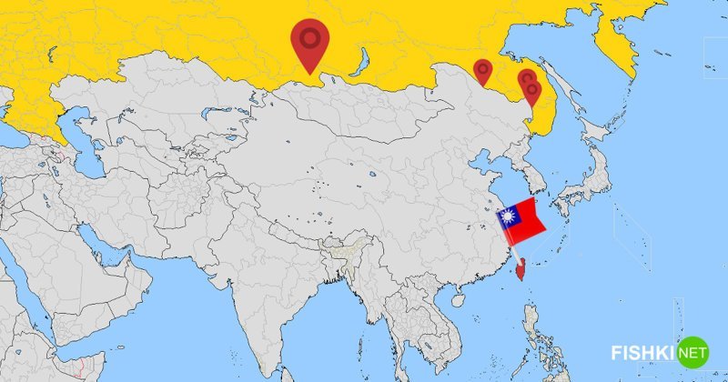 4 территории России, на которые претендует Тайвань