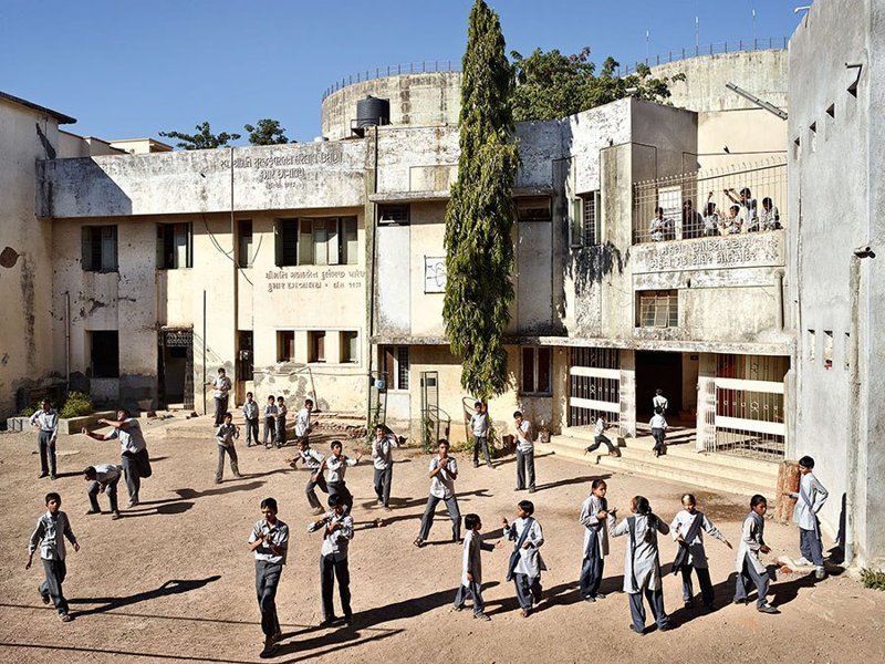 Virani Deaf and Dumb School, Гуджарат, Индия