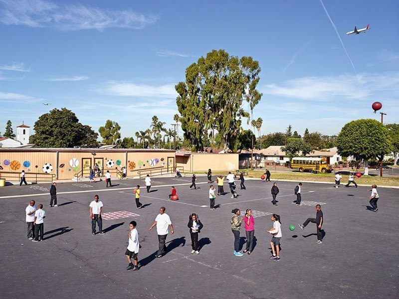 Warren Lane Elementary, Инглвуд, Калифорния, США