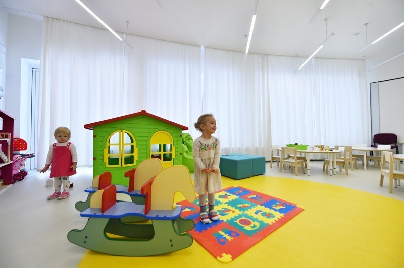 В Москве построили круглый детский сад