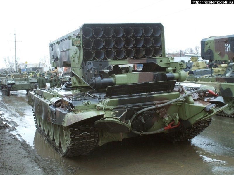 Российская ТОС-1 "Буратино". Огнем и мечом