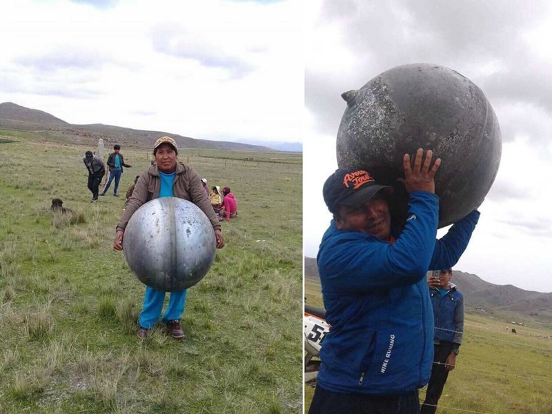 В Перу упали сразу 3 шара