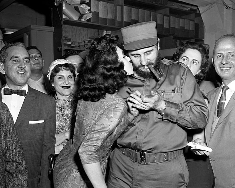 Приезд кубинского президента Фиделя Кастро в Нью-Йорк в 1959 году.