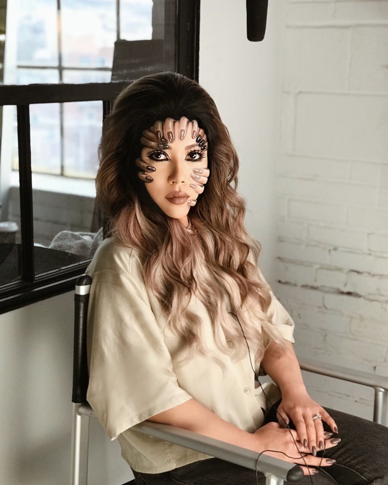 Мими Чой и её новые оптические преображения с помощью макияжа