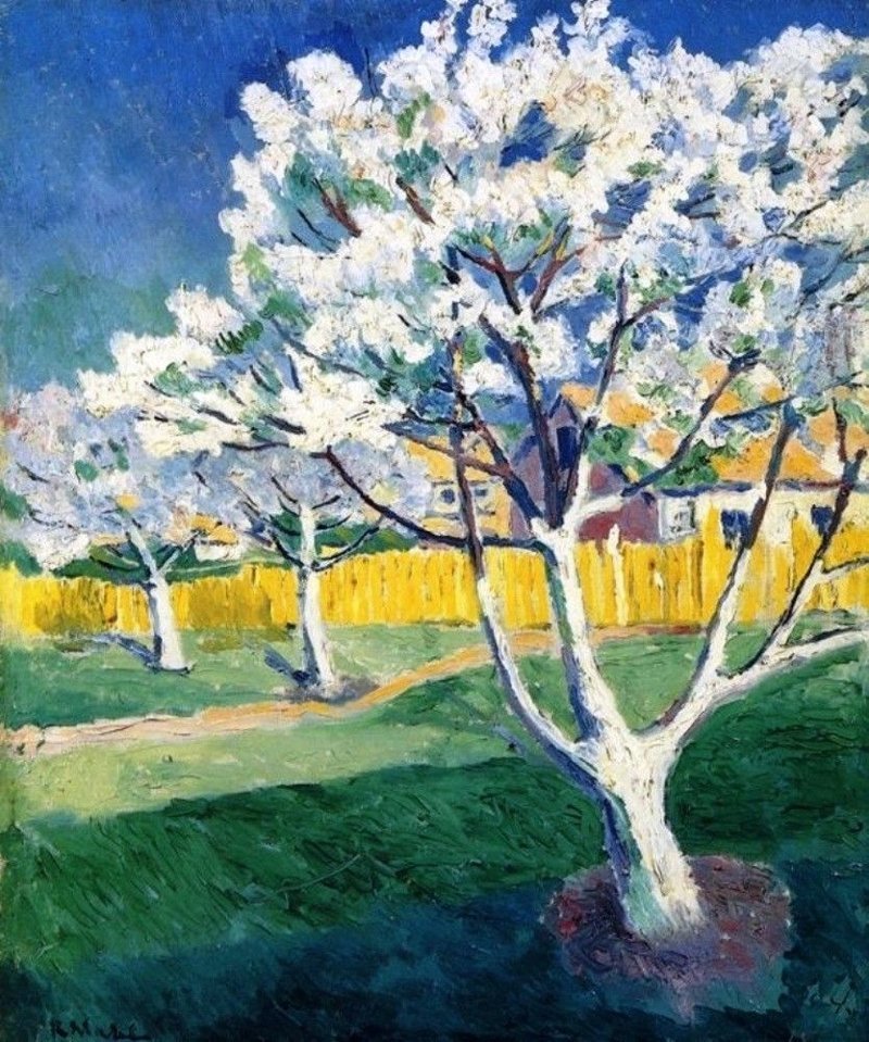 Яблони в цвету, 1930