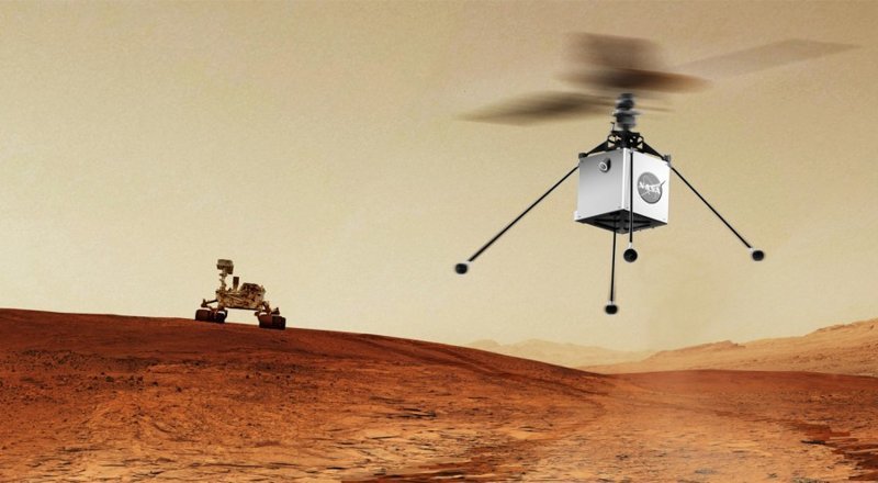 Вертолёт на Марсе