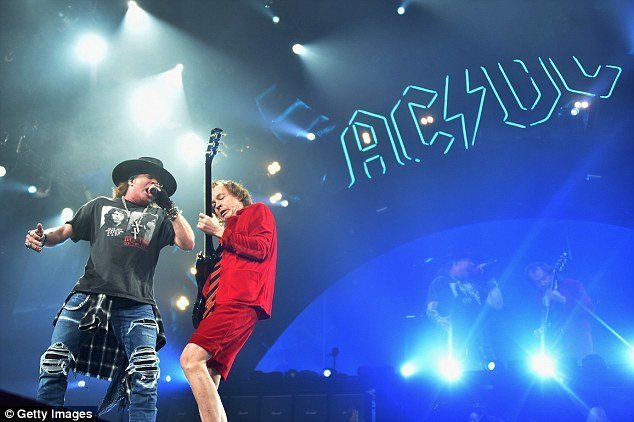Группа AC/DC запишет альбом с Экслом Роузом