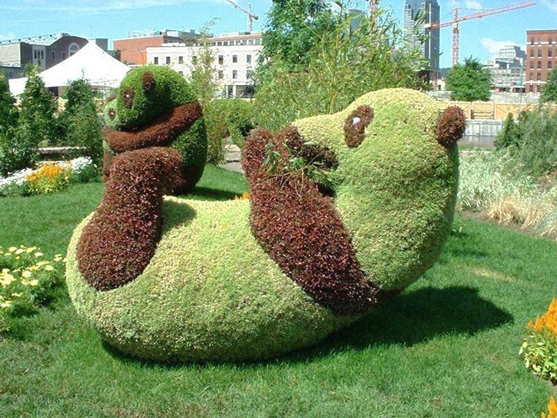 Топиар, удивительное искусство кустарниковой скульптуры