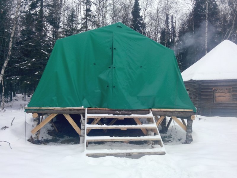 отапливаемая палатка