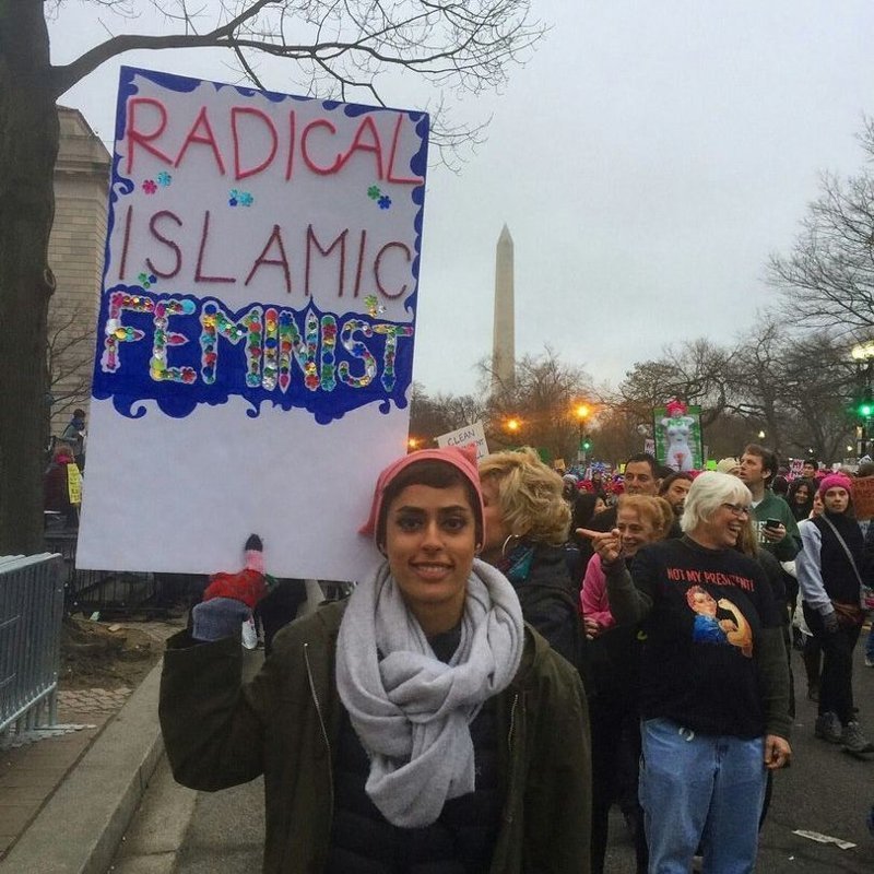 Радикальный исламский феминизм? Это как? Видимо так, как будет показано далее в посте
