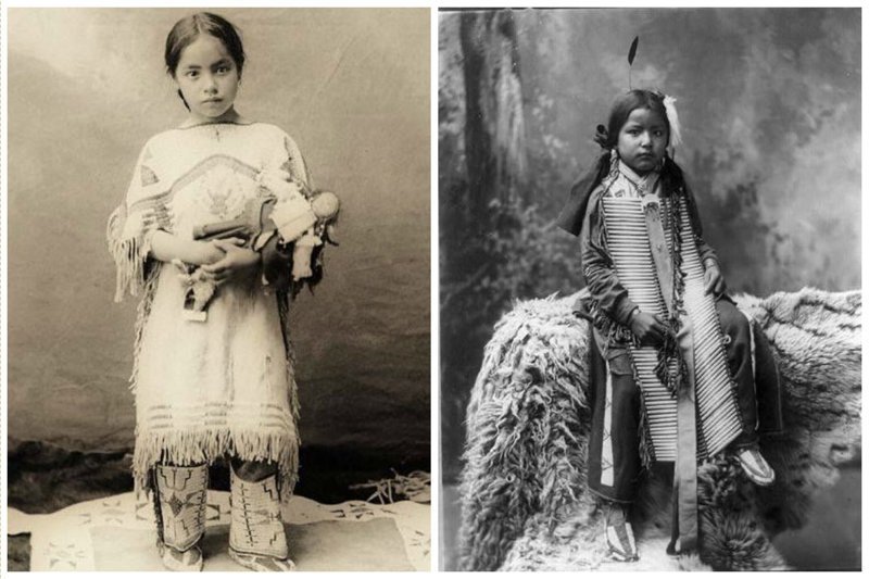 Девочки народа Лакота, 1899