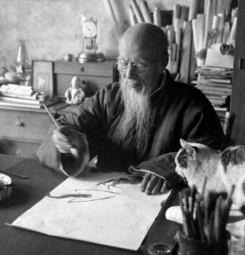 Ци Байши (1863-1957), китайский художник, немного поэт и философ.  