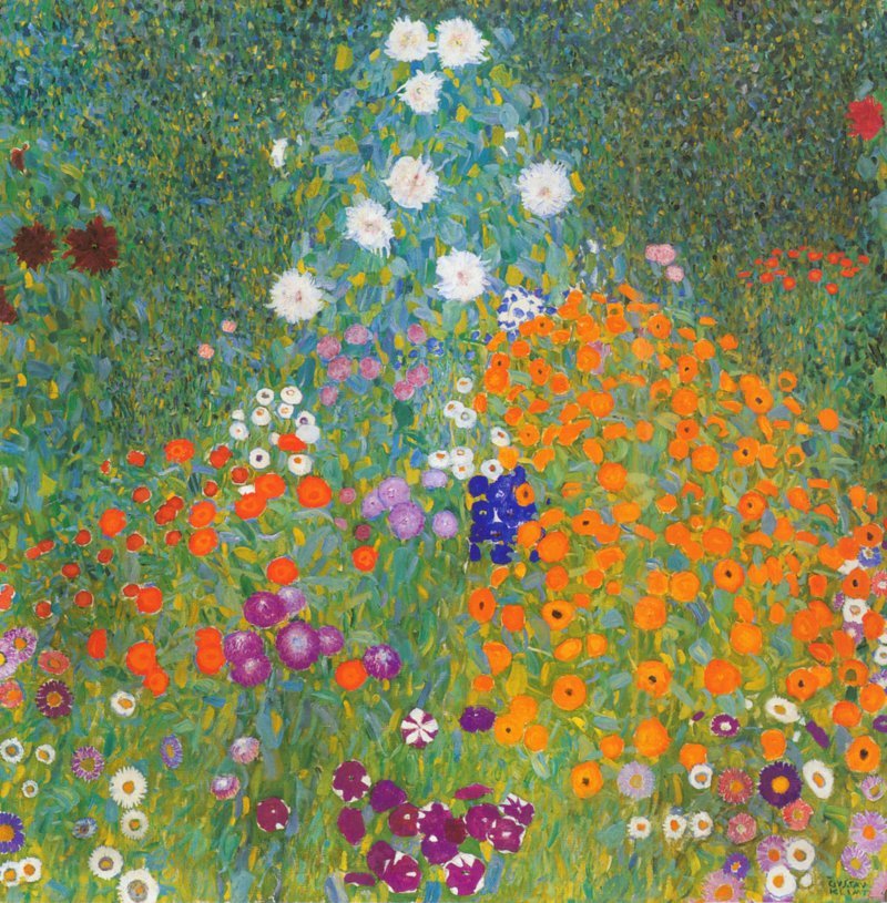 VII.  Густав Климт. Цветущий сад. 1907