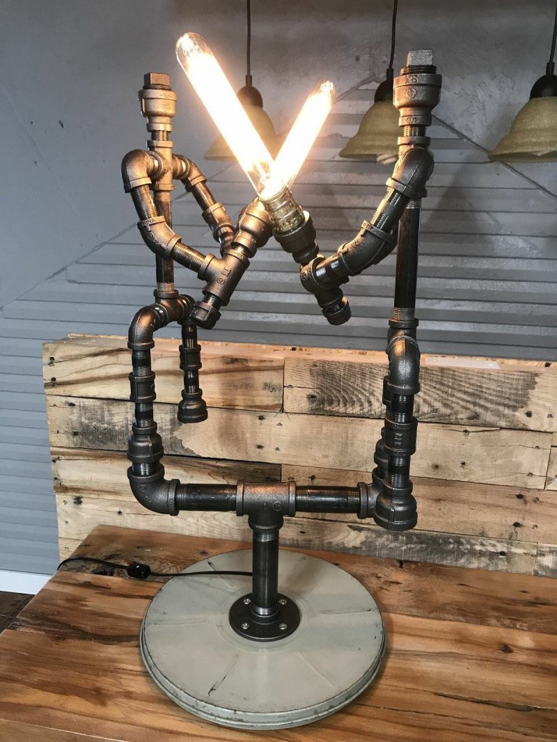 Оригинальная лампа своими руками
