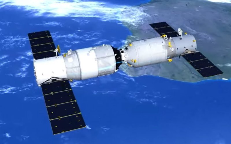 Китайская орбитальная станция "Тяньгун-1" ("Небесный дворец-1") вошла в атмосферу Земли