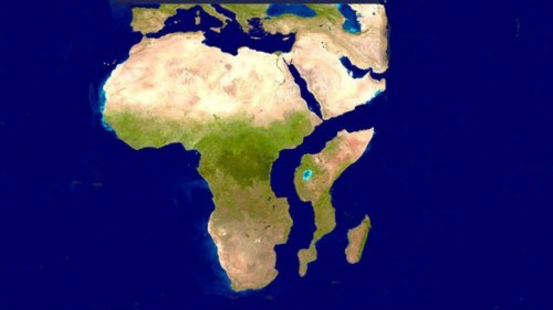 Так может выглядеть Африка через несколько миллионов лет 