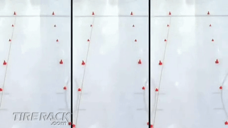 Как разные шины ведут себя на льду