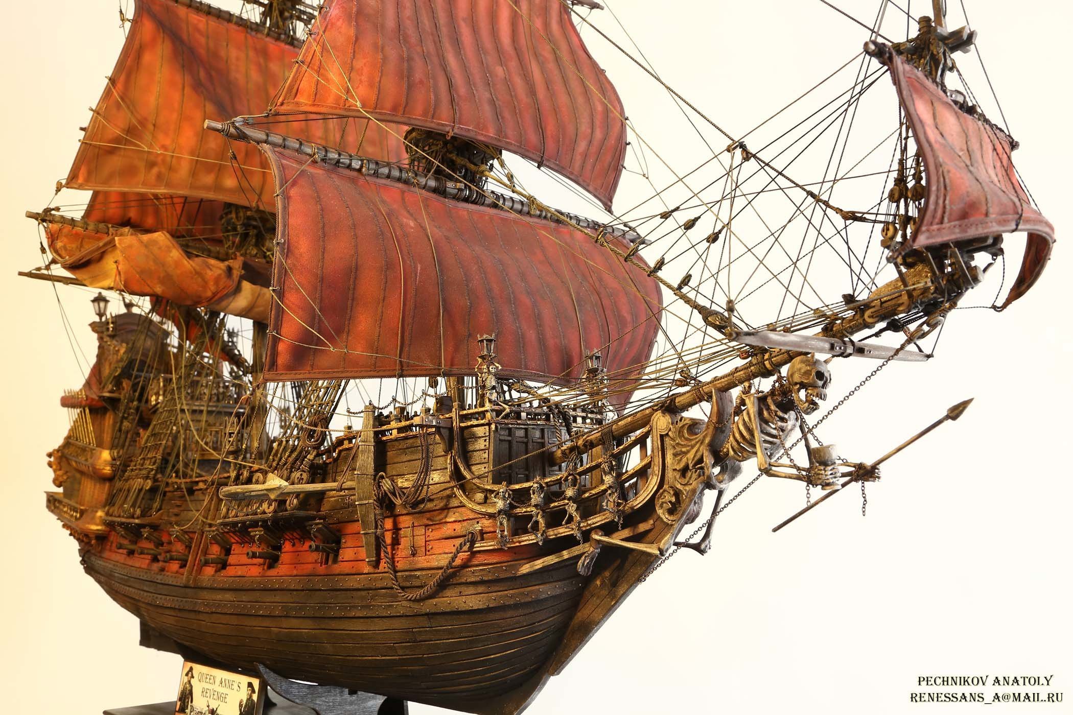 Месть королевы Анны корабль пираты Карибского моря
