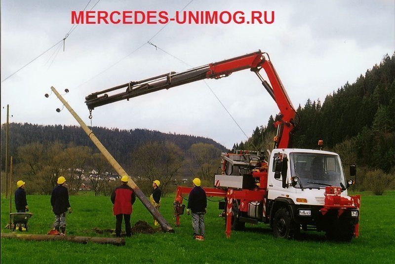 Mercedes-Benz Unimog U400 с КМУ