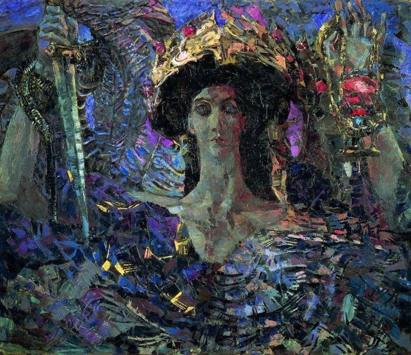 Шестикрылый серафим (Азраил). 1904