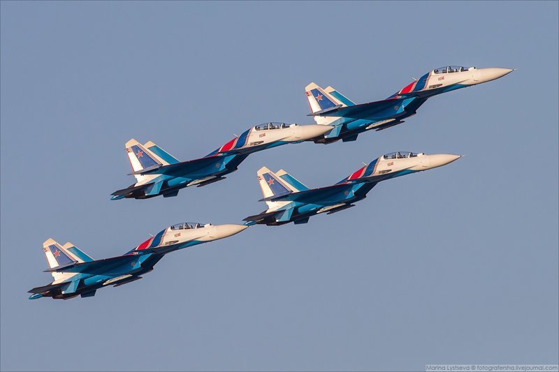 Авиагруппа "Русские витязи" отмечает свое 27-летие