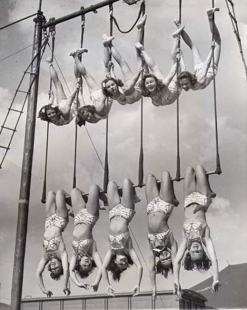 6. Балет "Aerial" в 1948 году на тренировке