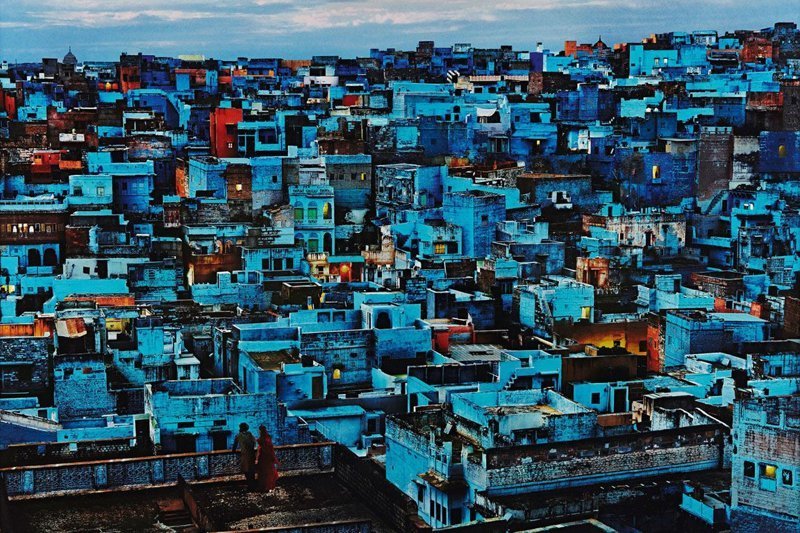 Синий (голубой) город - Джодхпур, Индия интересное, искусство, мир, путешествия, разукрашенные, улицы, художество