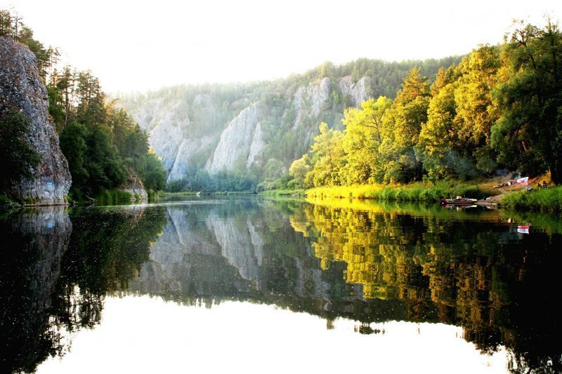 Белая река. Красивейшие пейзажи нашей Родины