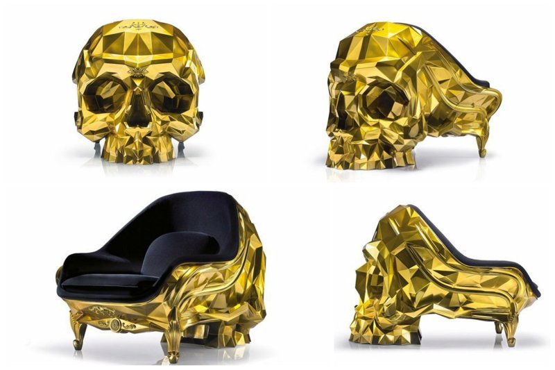 Кресло из золота от Harow  $500,000+