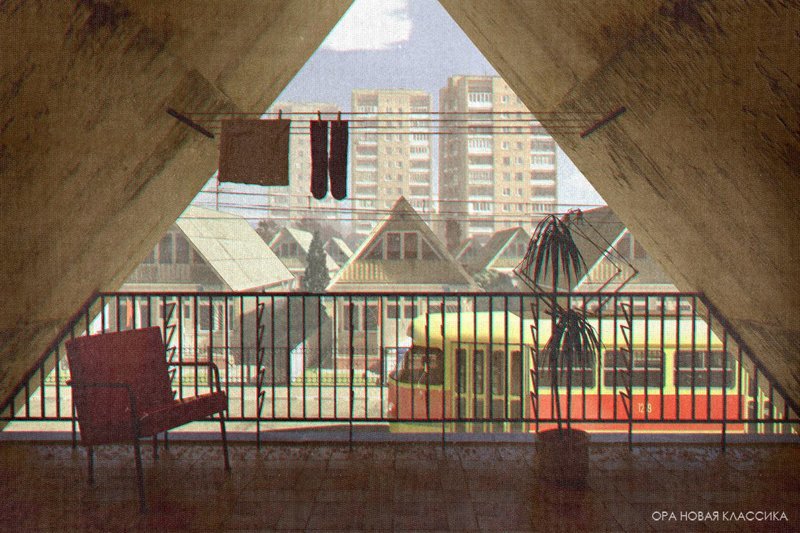  Вид с балкона 