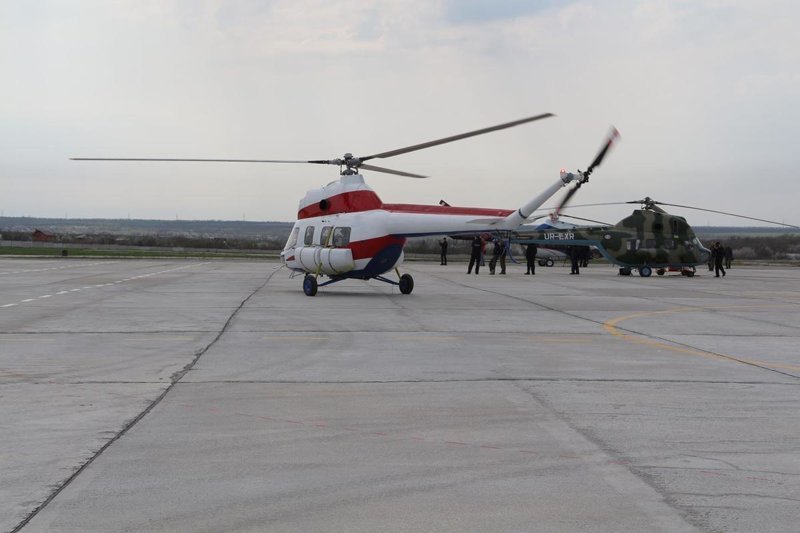 Первый украинский вертолет «Надія»