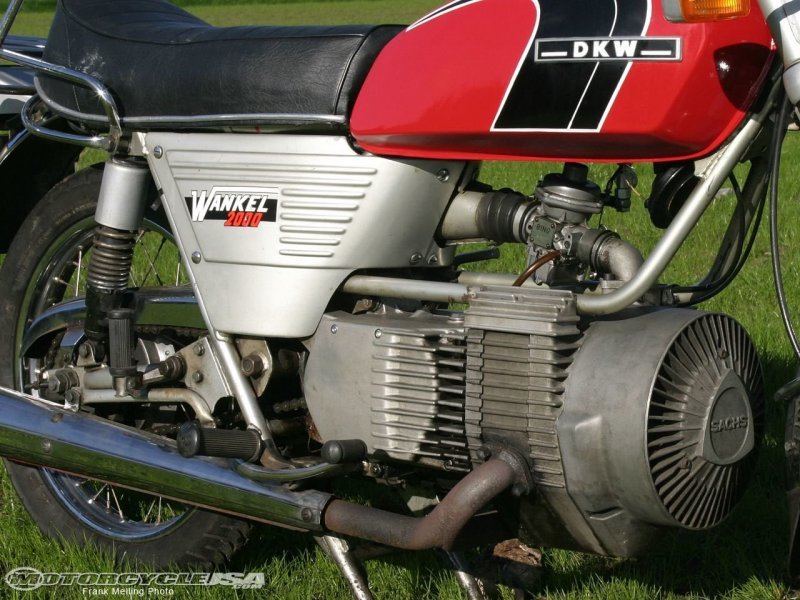DKW Hercules W-2000 Rotary - мотоцикл с роторным мотором Ванкеля