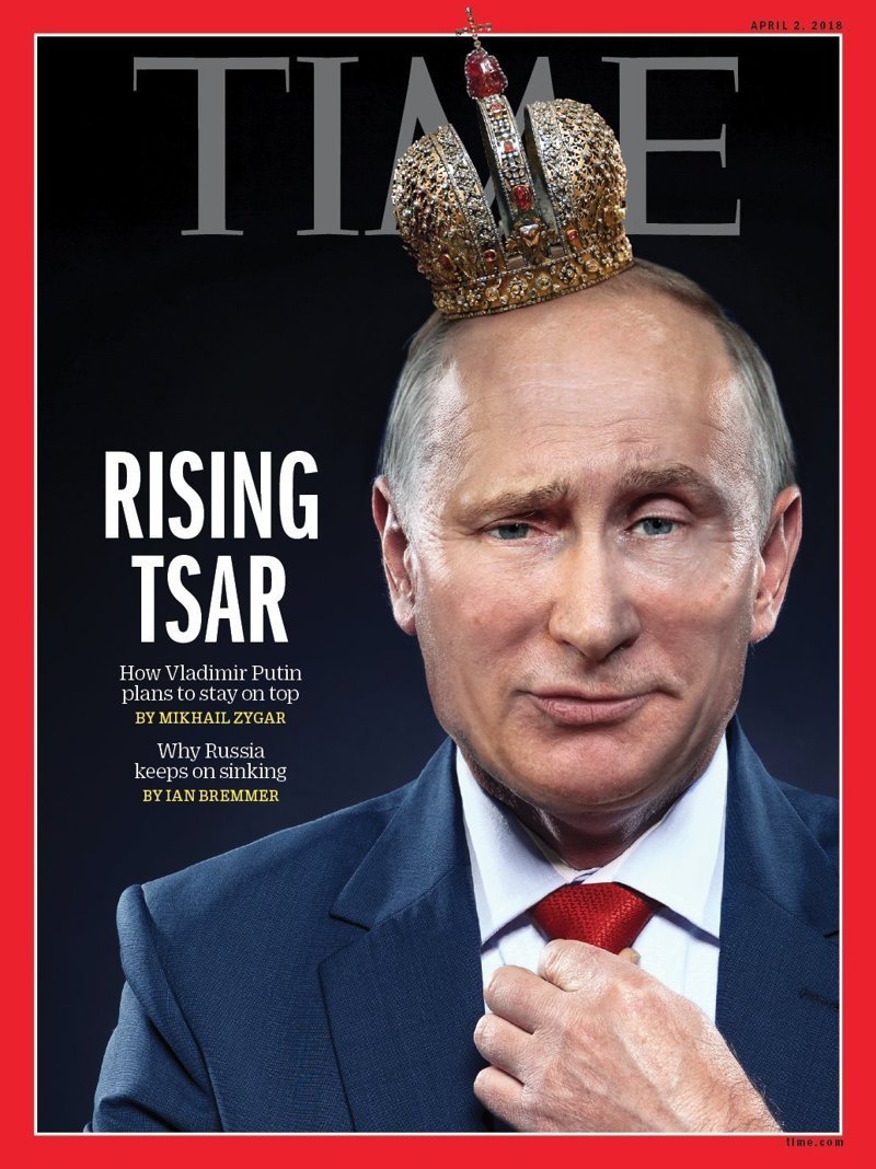 Царь, но не самый влиятельный – мнение о Путине составителей рейтинга журнала Time