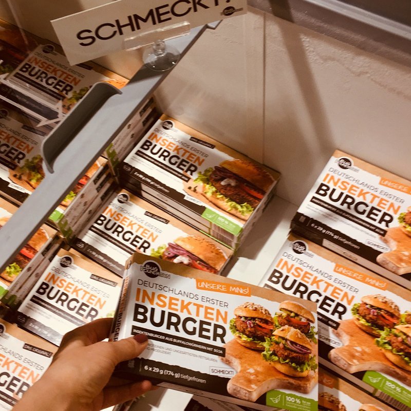 Подложили личинку: в Германии начали продавать бургеры с насекомыми