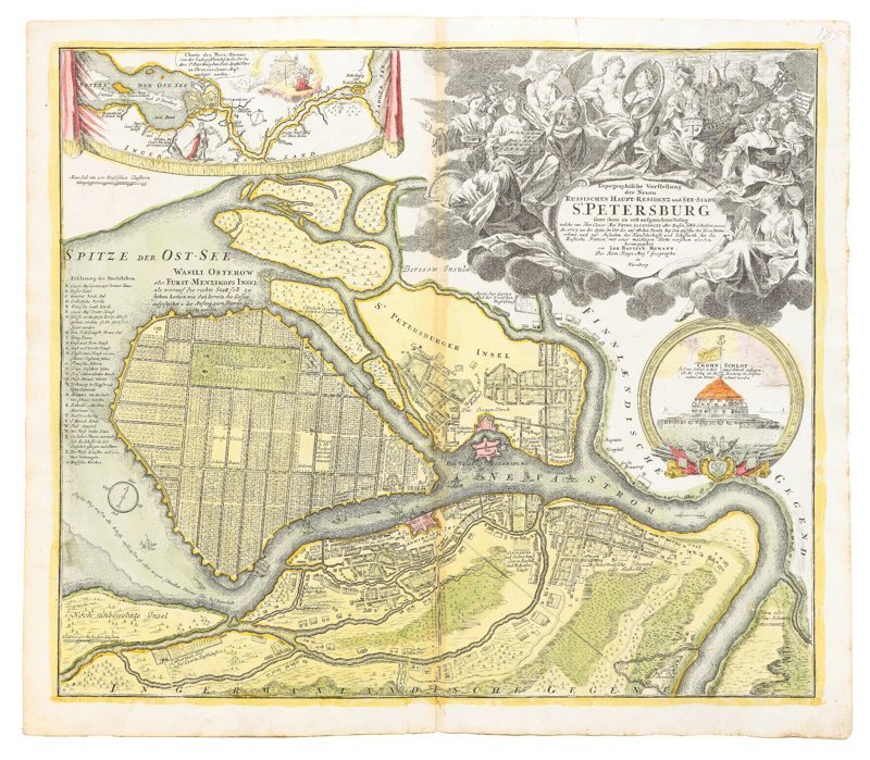 Карта 1720 года