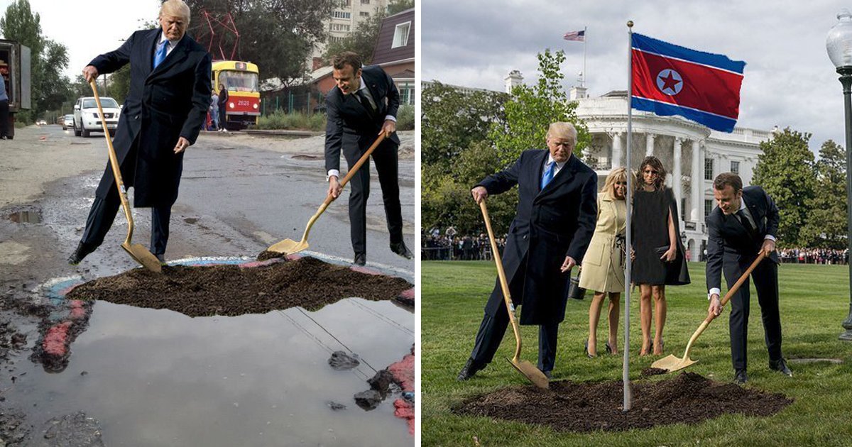 Фотожабы на макрона. Трамп и Макрон фотожабы. Приколы с Макроном. Макрон и Обама. Смешные фото с Макроном.