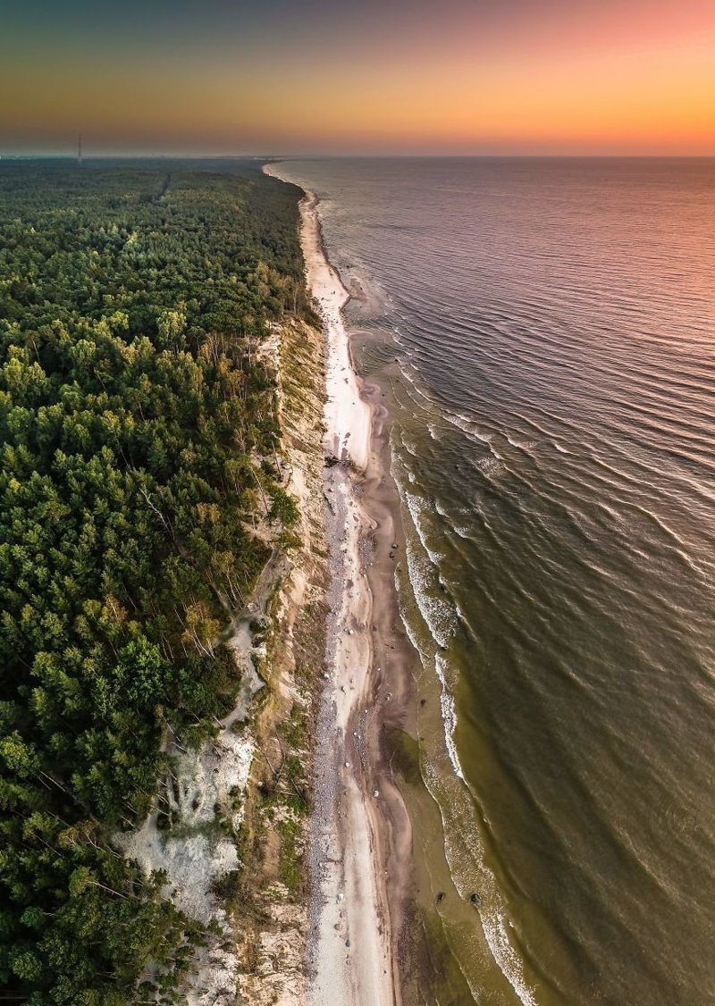Одна из главных достопримечательностей Литвы — потрясающее балтийское побережье