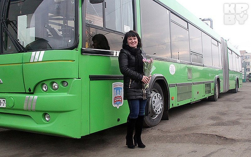 Инна Пехото - 26 лет за рулем автобуса