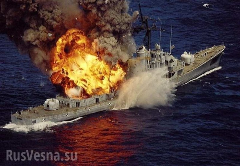 Российские ВКС уничтожили боевой корабль у берегов Сирии