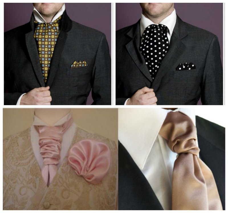Как завязать платок как галстук